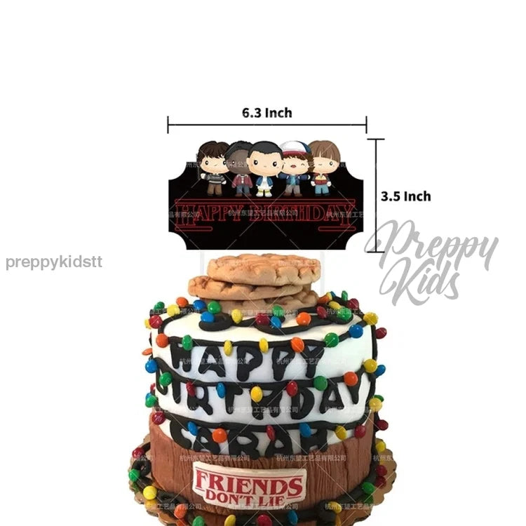 Stranger Things Cake Topper