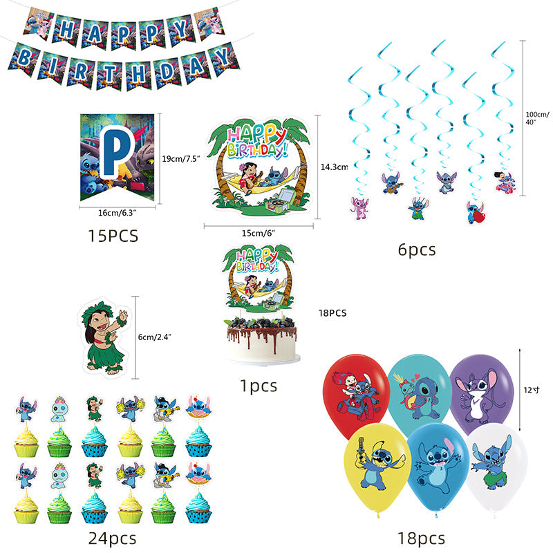 Lilo and Stitch Party Decorations - Preppy Kids (Grand Bazaar)