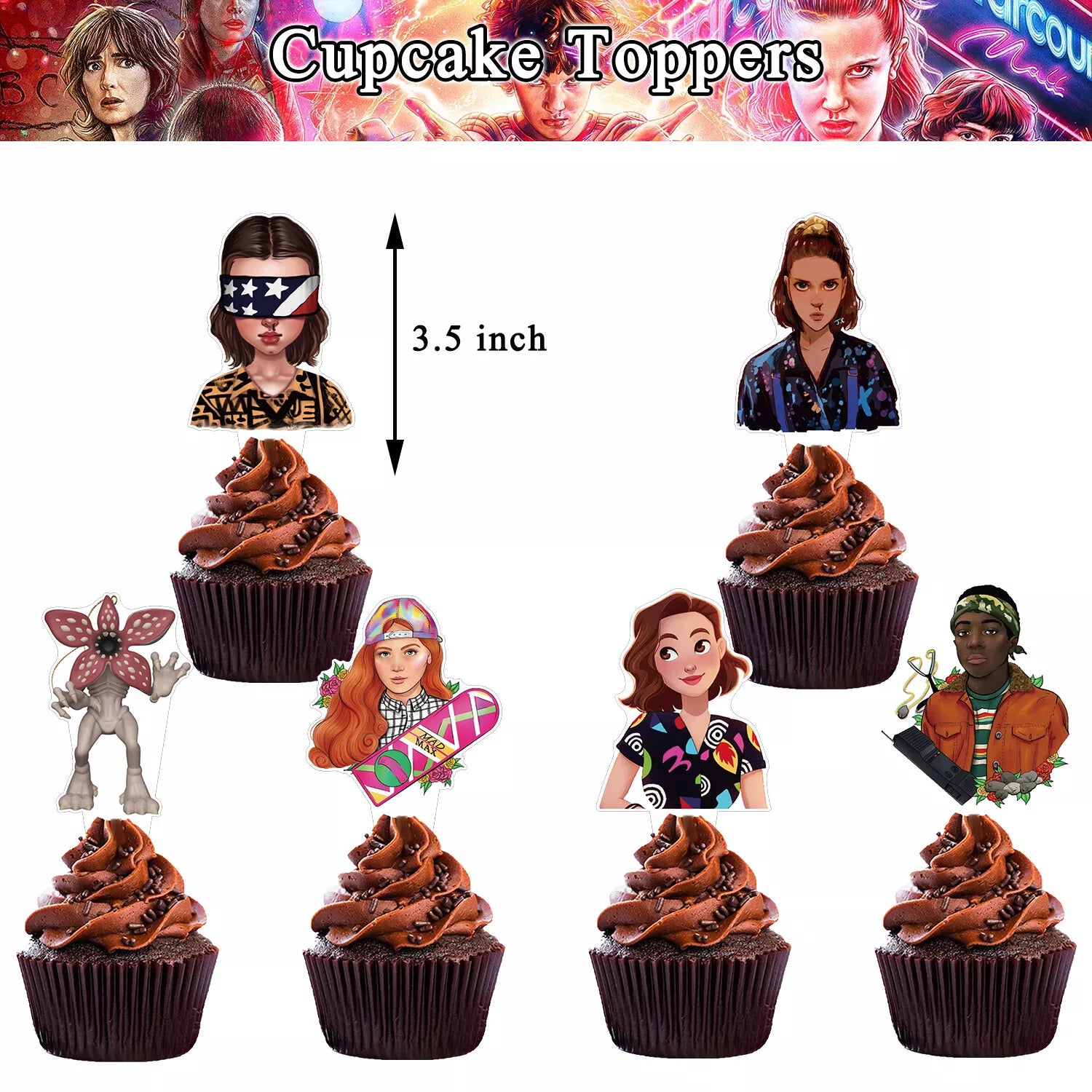 Stranger Things 2nd edition Party  Decorations Package - Preppy Kids (Grand Bazaar)
