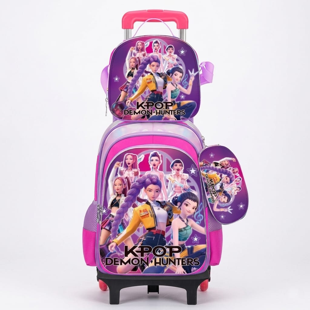 Kpop Demon Hunters 3pc Trolley Bag