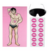 Team Bride Kiss the Stud Bachelorette Party Game - Preppy Kids (Grand Bazaar)