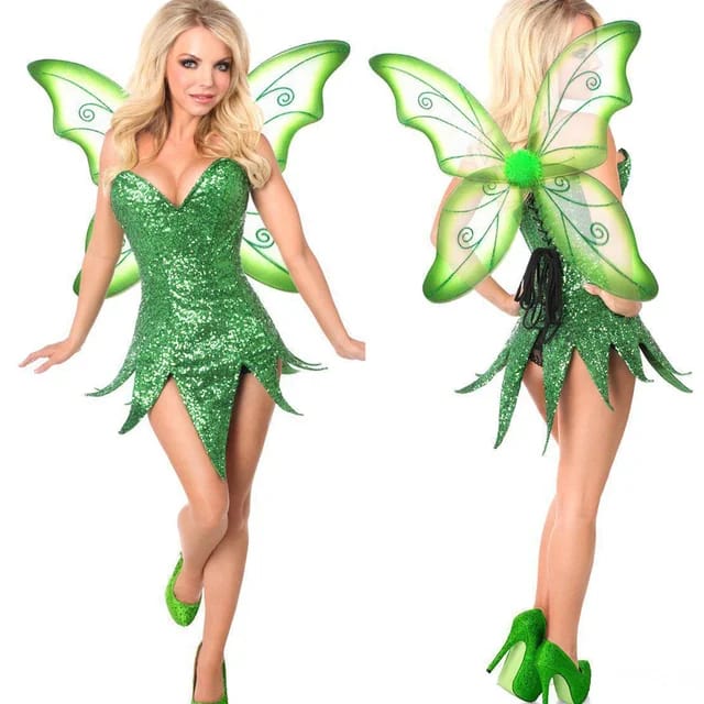 Adult Tinkerbell Halloween Costume Cosplay
