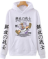 One Piece Luffy White cotton hoodie - Preppy Kids (Grand Bazaar)