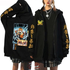 Demon Slayer Oversized Hoodie Black (Zipper) - Preppy Kids (Grand Bazaar)