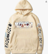 One Piece Luffy Eyes Cream cotton hoodie - Preppy Kids (Grand Bazaar)