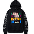 Demon Slayer Faces Hoodie Black - Preppy Kids (Grand Bazaar)
