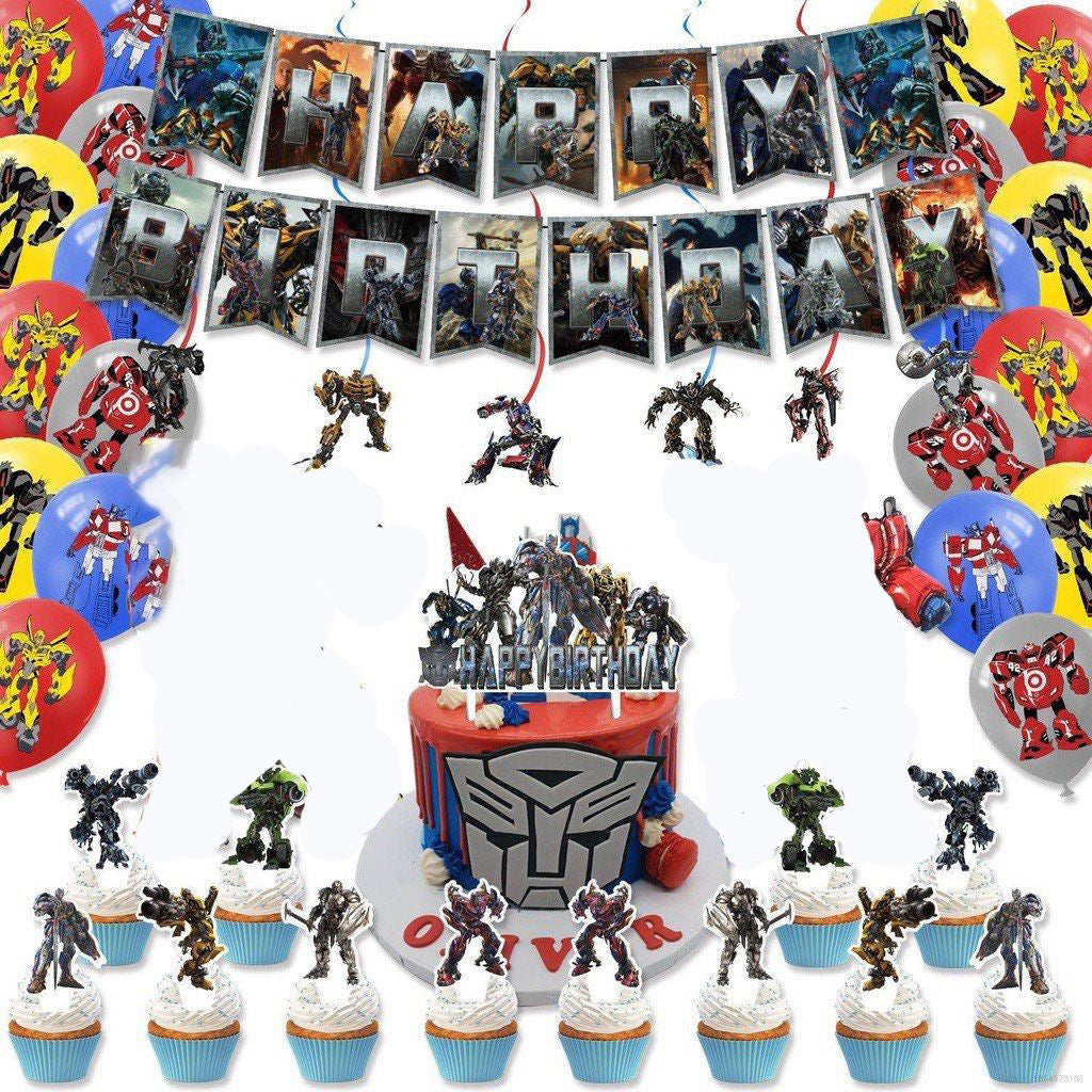 Transformers Ultimate Party Decoration Package - Preppy Kids (Grand Bazaar)
