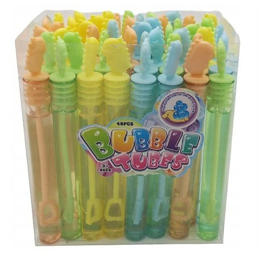 Dinosaur 48 pcs Bubbles Tubes (Party Favors) - Preppy Kids (Grand Bazaar)