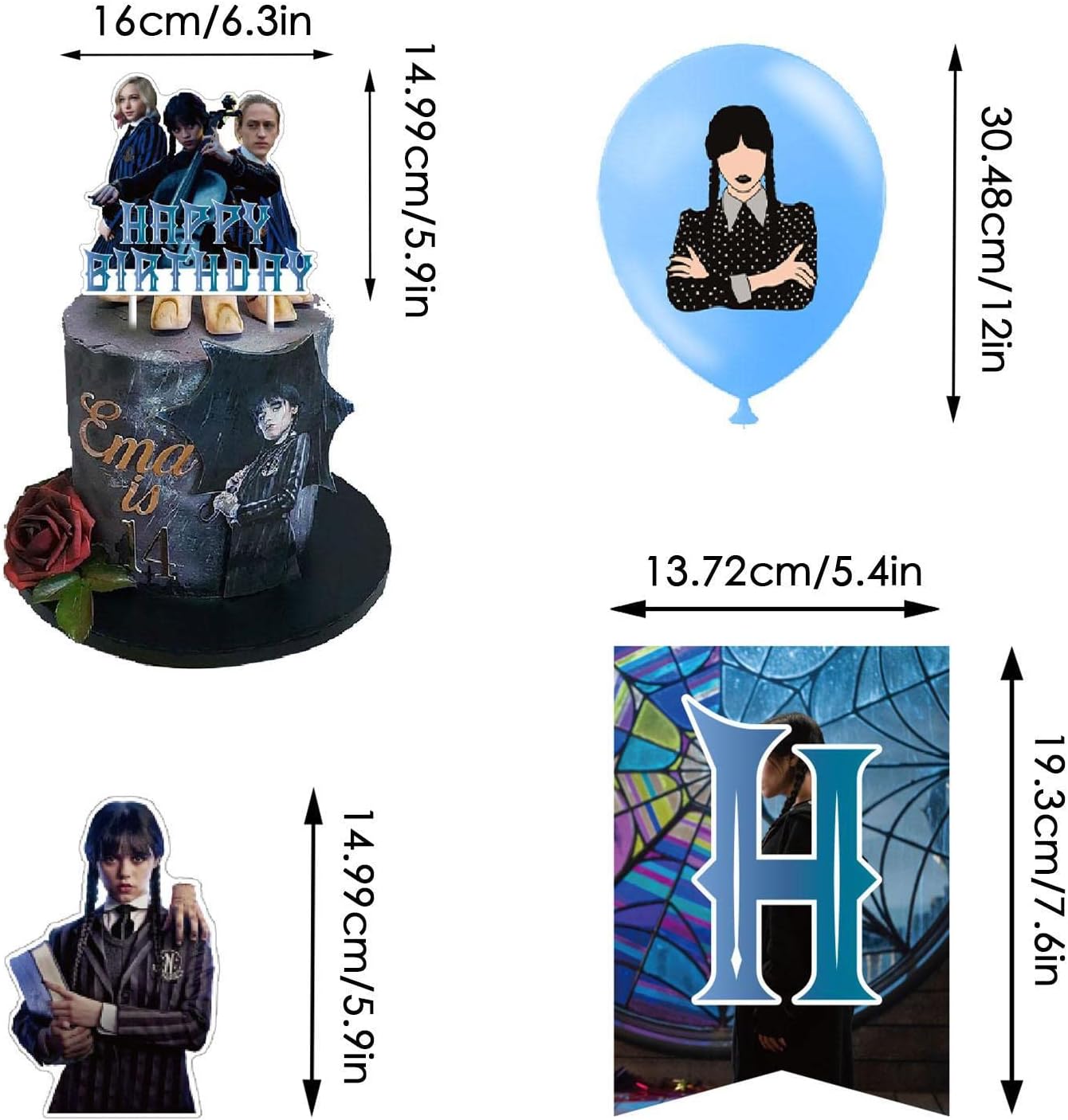 Wednesday Party Decoration Package Version 2