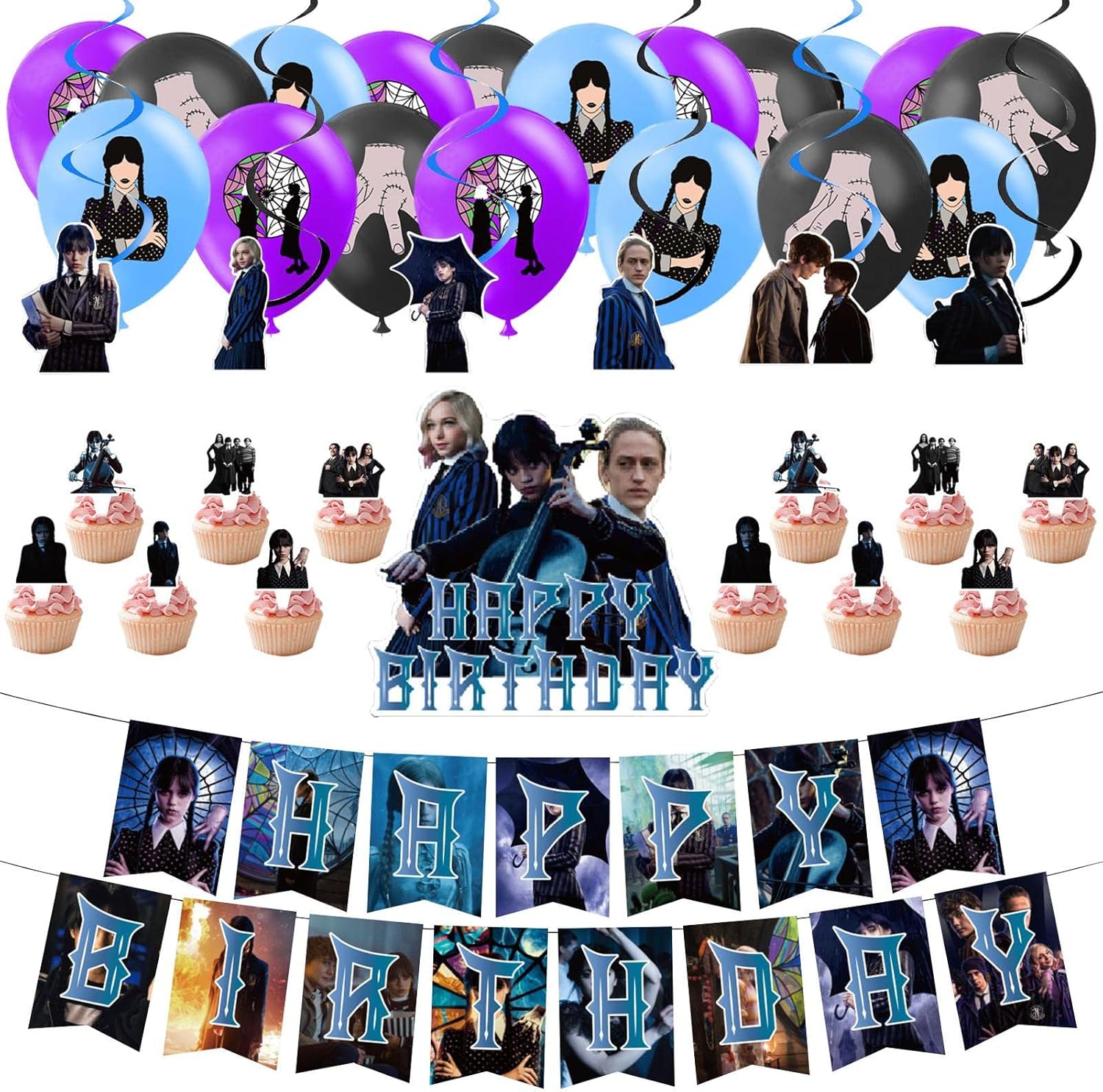 Wednesday Party Decoration Package Version 2