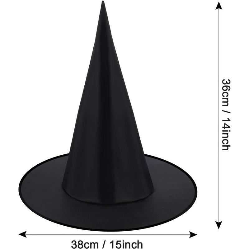 Halloween Witch Hat (Black) - Preppy Kids (Grand Bazaar)