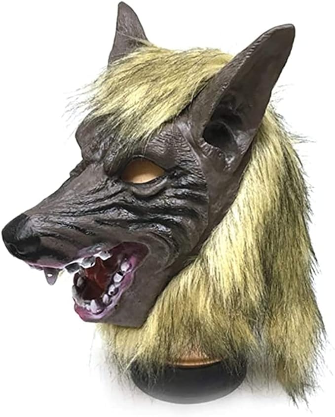 Wolf Head Halloween Mask - Preppy Kids (Grand Bazaar)