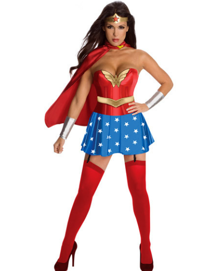 Adult Wonder Woman Old School Ver Cosplay Costume