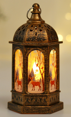 Christmas Mini Lantern Lantern LED Night Light Decorative Lamp Light - Preppy Kids (Grand Bazaar)