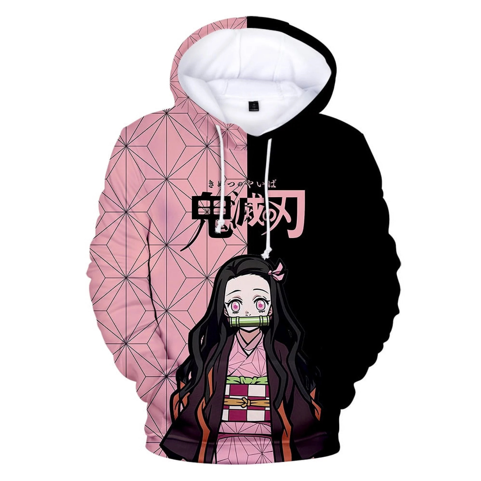 Demon Slayer Nezuko Pink and Black (Zipper 3D) - Preppy Kids (Grand Bazaar)