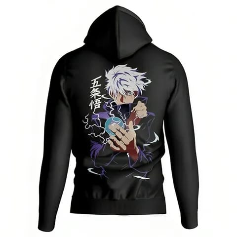 Jujutsu Kaisen Gojo (Cursed Technique:Blue) Hoodie - Preppy Kids (Grand Bazaar)