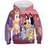 Bluey Zipper Hoodie 3D pink - Preppy Kids (Grand Bazaar)