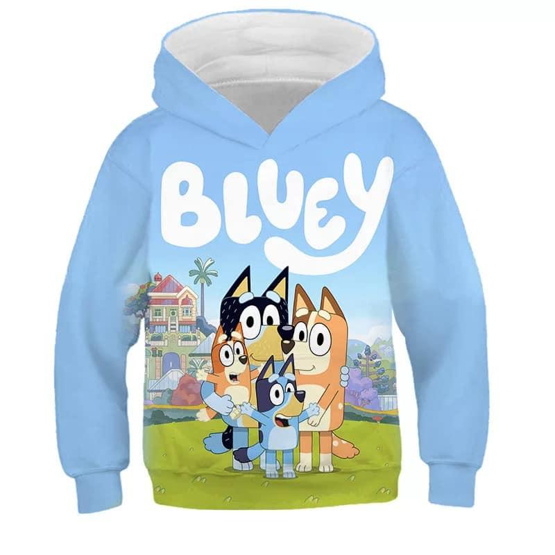 Bluey Zipper Hoodie 3D - Preppy Kids (Grand Bazaar)