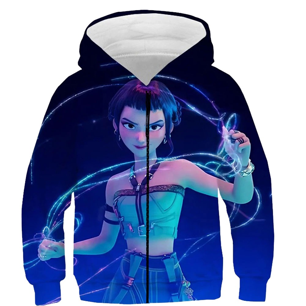 Kpop demon hunters Zoey Battle Ready Hoodie