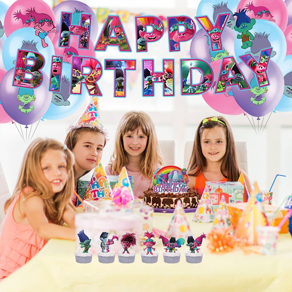Trolls Party Decorations Package - Preppy Kids (Grand Bazaar)