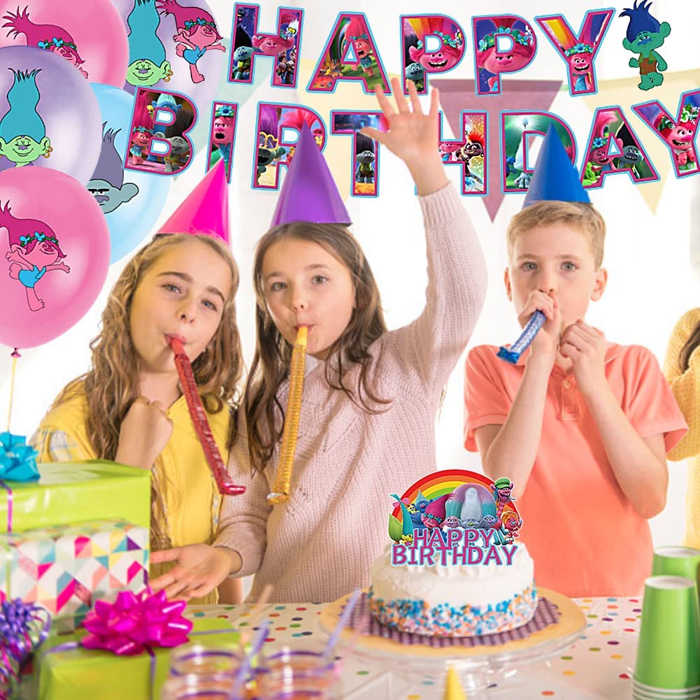 Trolls Party Decorations Package - Preppy Kids (Grand Bazaar)