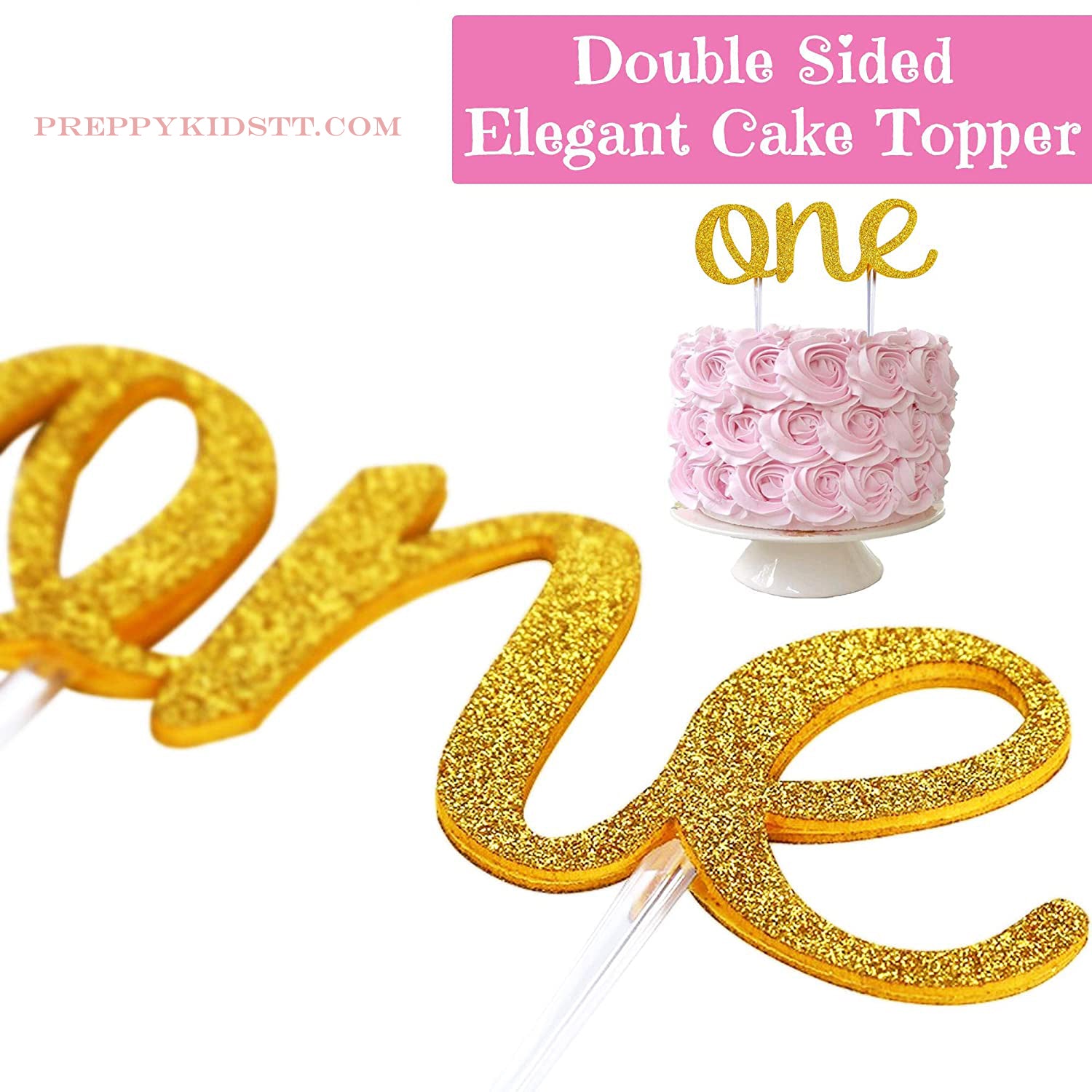 1st Birthday Ultimate Birthday Girl Party Packaage Decorations - Preppy Kids (Grand Bazaar)
