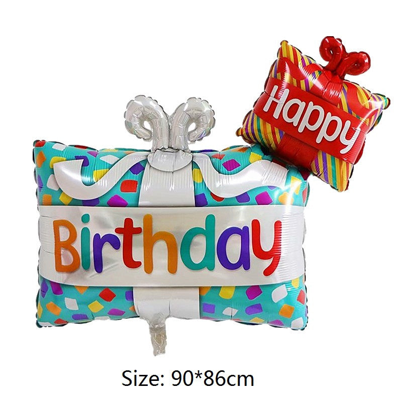 ZT Happy Birthday GIFT foil balloon (39&quot;) HBD