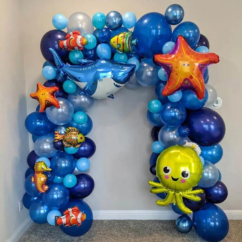 Ocean Theme Shark Octopus Sea fish nemo Decorations Under the sea - Preppy Kids (Grand Bazaar)