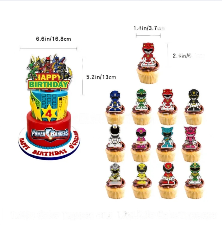 Power Rangers Version 2 Party package - Preppy Kids (Grand Bazaar)