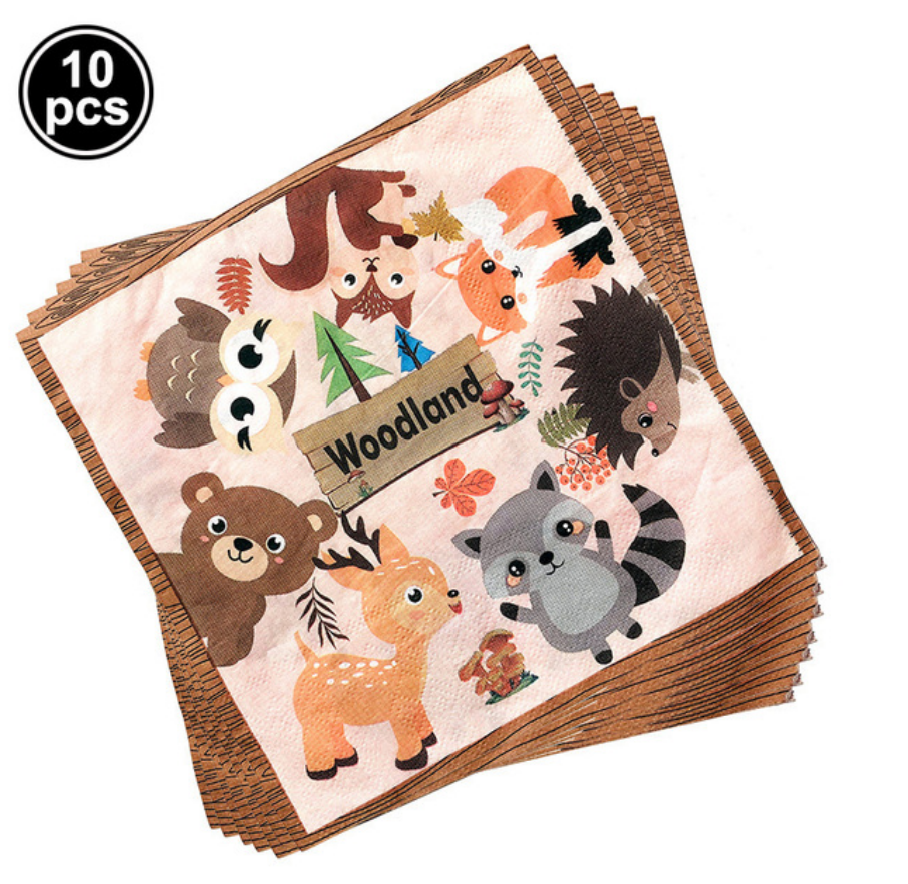 Animal Woodland Party decoration package - Preppy Kids (Grand Bazaar)