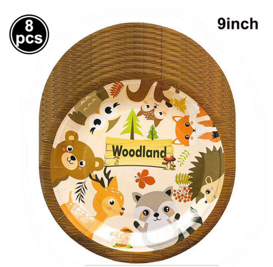 Animal Woodland Party decoration package - Preppy Kids (Grand Bazaar)