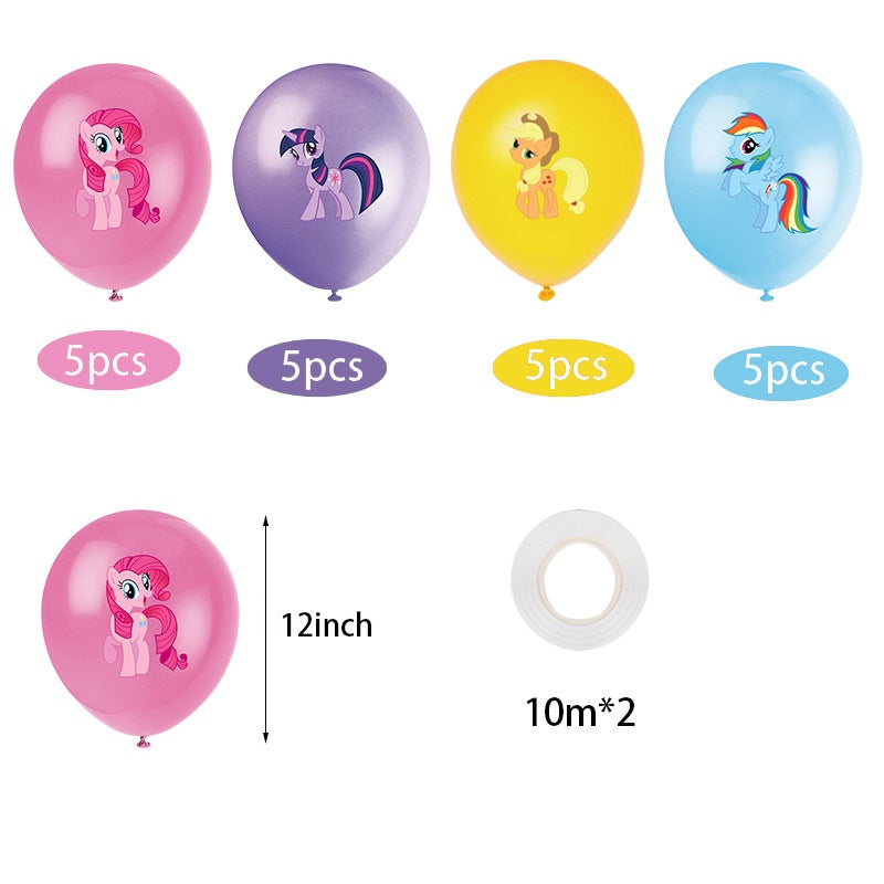 My Little Pony Party Decorations - Preppy Kids (Grand Bazaar)