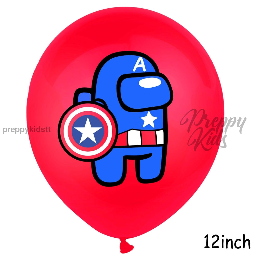 Among Us 24 Pcs Latex Balloons Party Decorations
