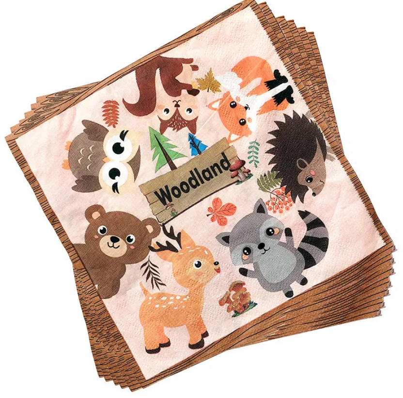 Animal Woodland Party decoration package - Preppy Kids (Grand Bazaar)