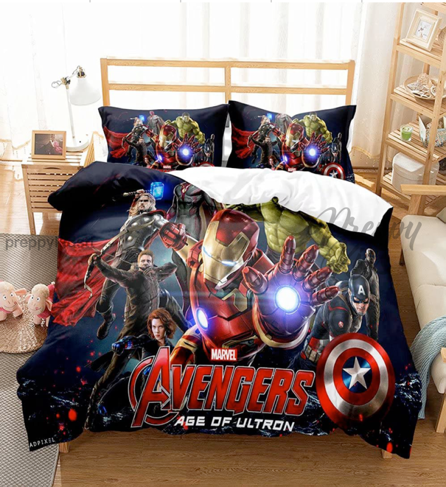 Avengers comforter set queen hot sale