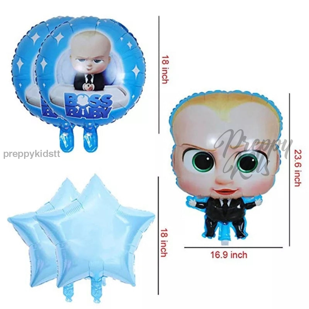 Baby Boss 5Pc Foil Balloon Party Decorations