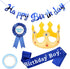 Birthday Boy Kit : Sash, Crown , Badge and Happy Birthday Banner - Preppy Kids (Grand Bazaar)