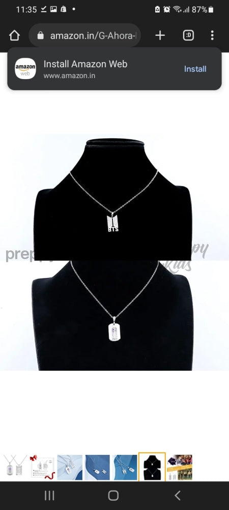 Bts Band Chain (Logo)