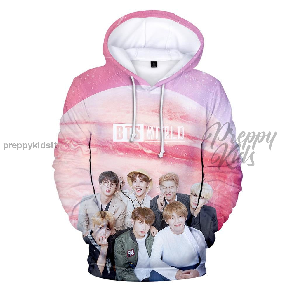 Bts Band World 3D Hoodie