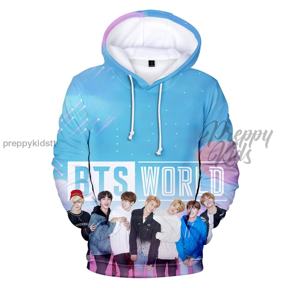 Bts Band World 3D Hoodie