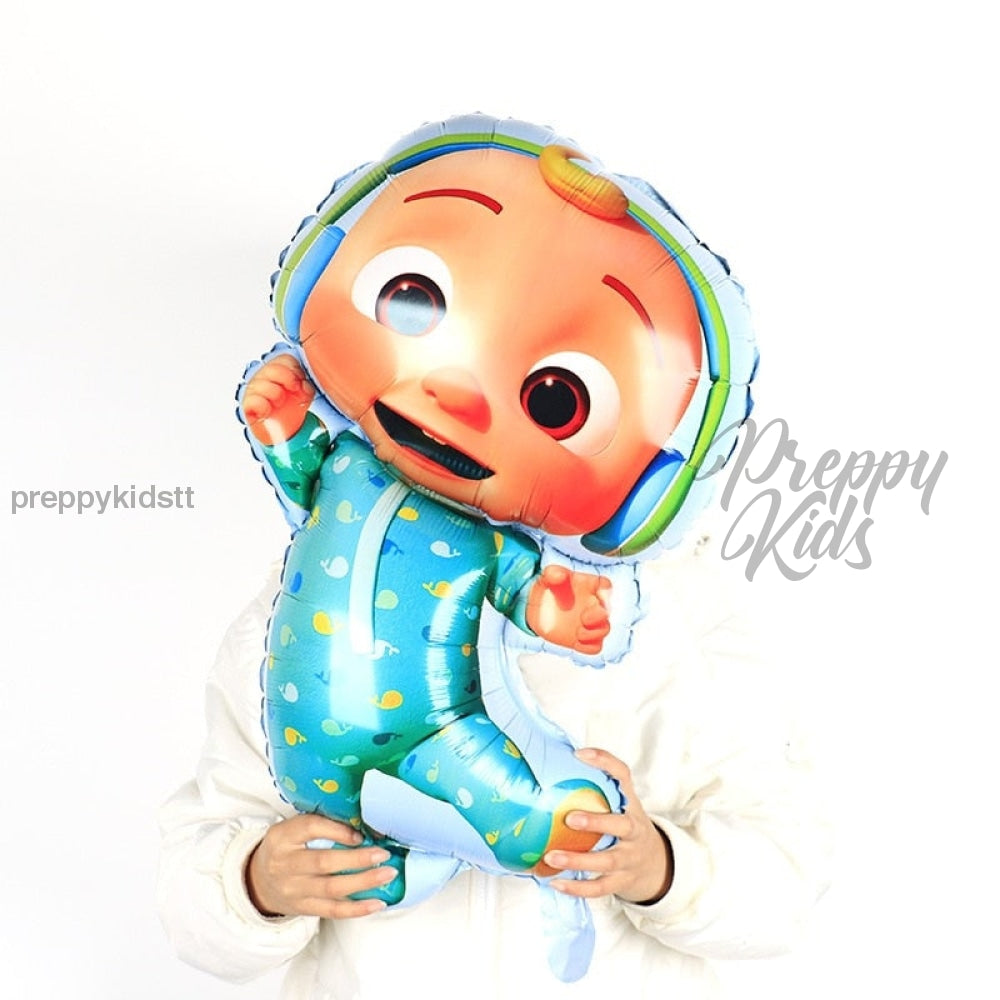 Cocomelon Jj Pyjamas 6Pc Foil Balloon Set Party Decorations