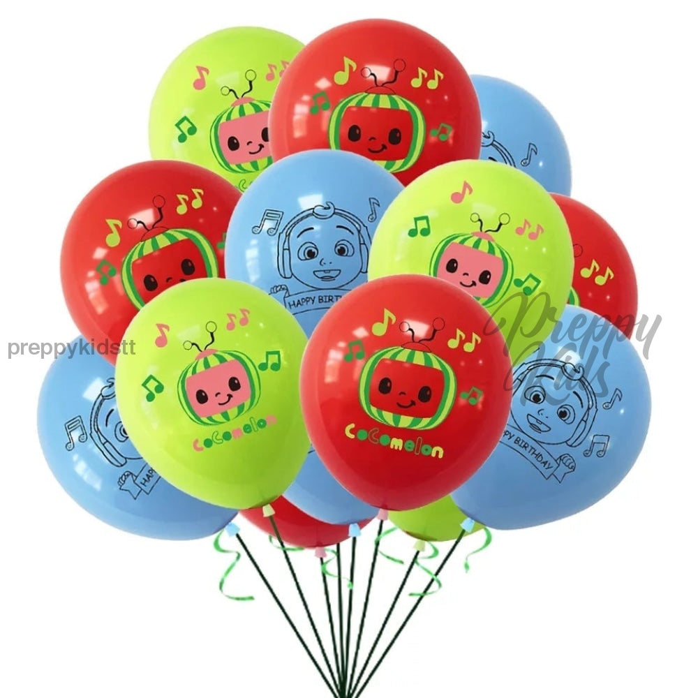 Cocomelon Party Decoration Package 4Th Edition With Tablecloth Decorations