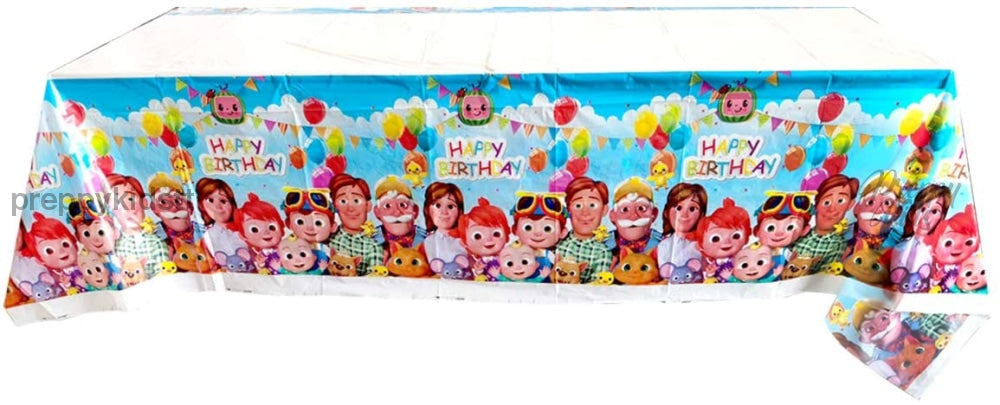Cocomelon Tablecloth Party Decorations