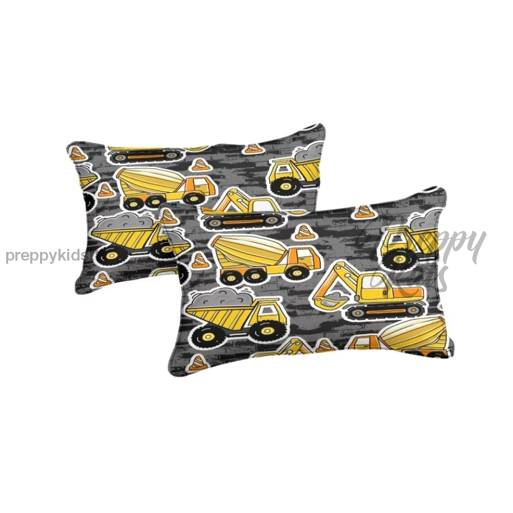 Construction 3Pc 3D Bed Comforter Set) Bed Sets