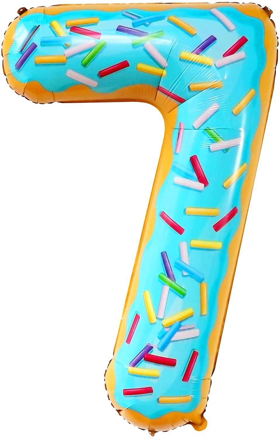 Donut Number Foil 40 " Helium Balloons . 1 to 9