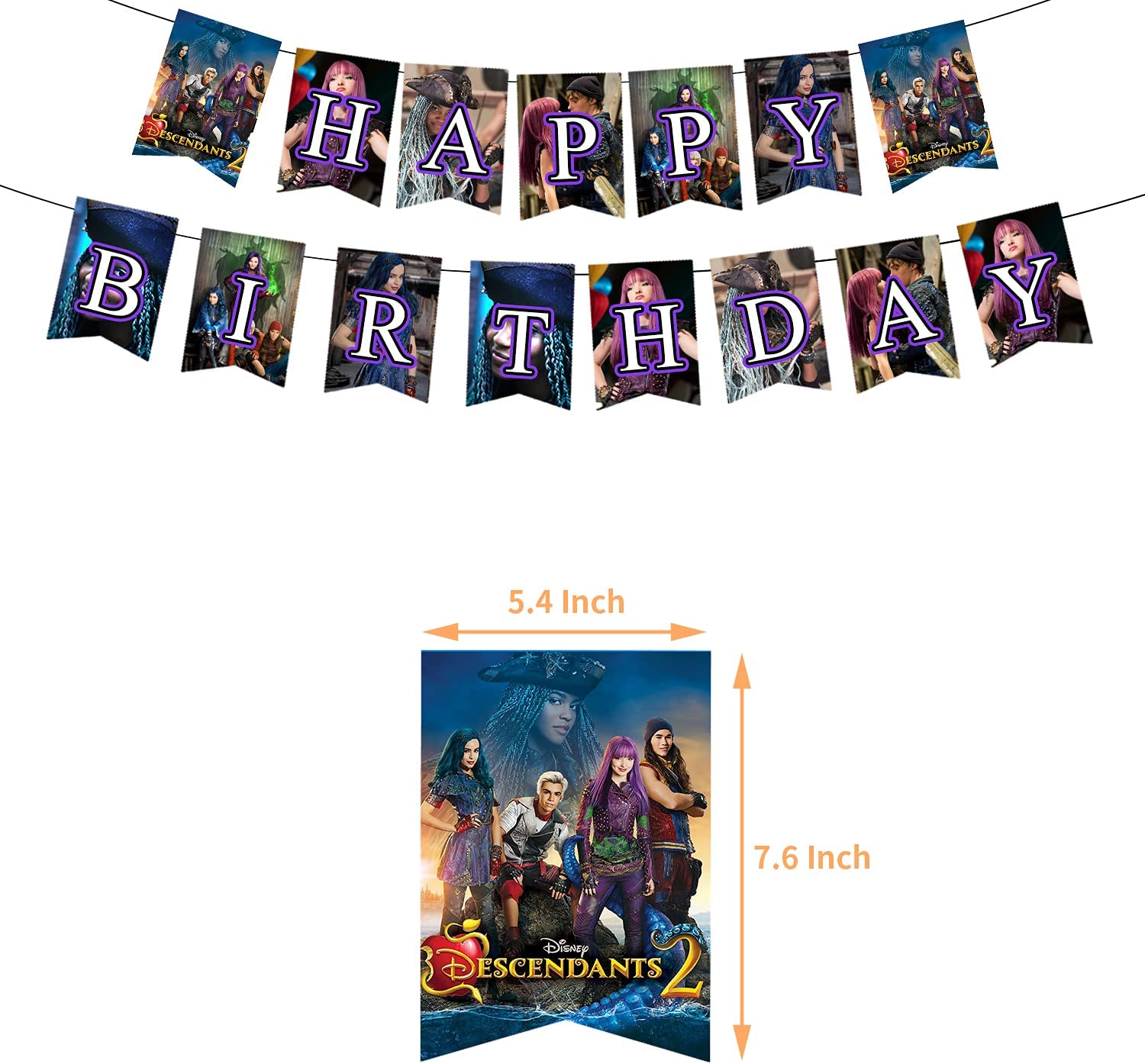 Descendants Party Decorations package - Preppy Kids (Grand Bazaar)