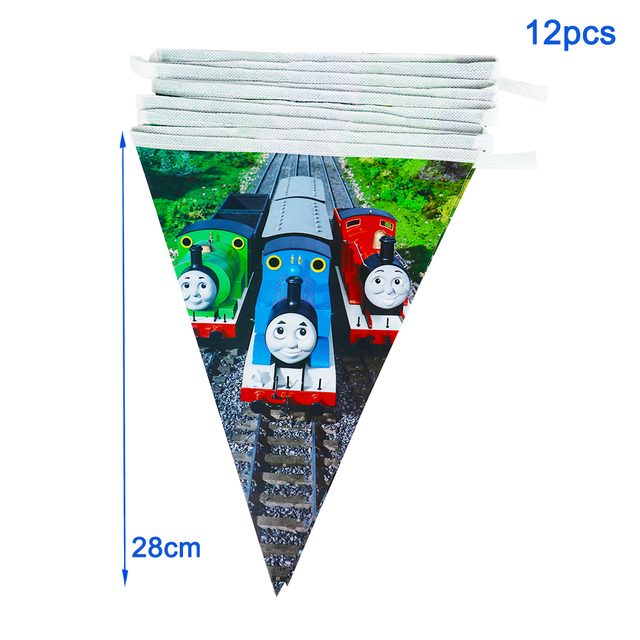 Thomas the Train Party decoration package 6 Kids Party Show package (78 Pcs) - Preppy Kids (Grand Bazaar)