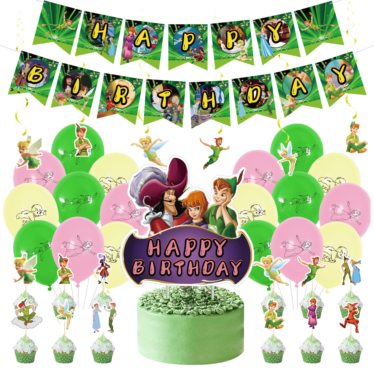 Peter Pan with Tinker bell party package - Preppy Kids (Grand Bazaar)