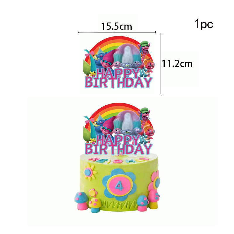 Trolls Party Decorations Package - Preppy Kids (Grand Bazaar)
