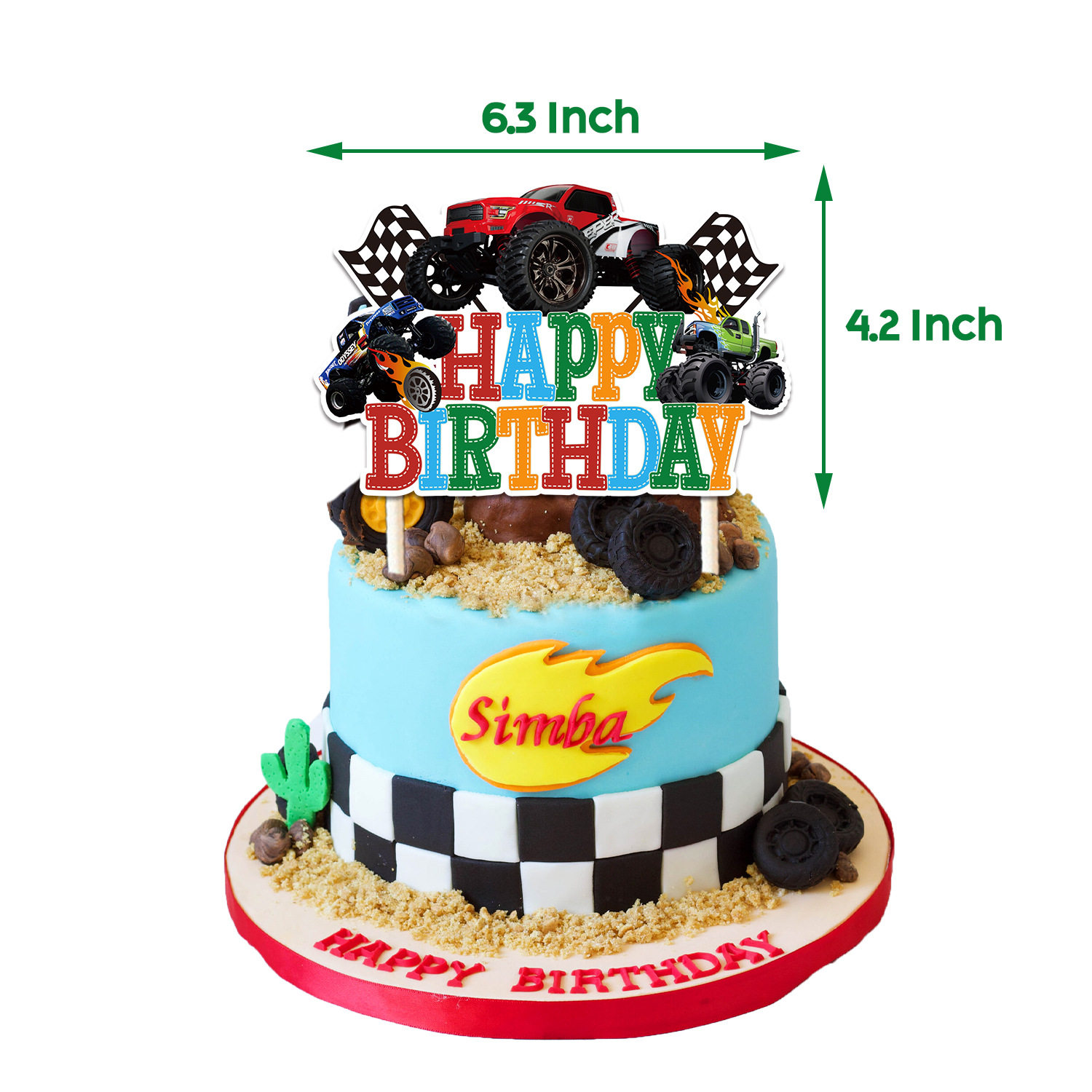 Monster Truck Decorations - Preppy Kids (Grand Bazaar)